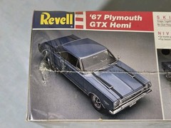 Vintage 1/25 REVELL ’67 PLYMOUTH GTX HEMI No. 7359 NOS FACTORY SEALED 1994