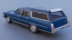 ABS-LIKE RESIN 3D PRINTED 1/25 1979 CADILLAC FLEETWOOD BROUGHAM WAGON KIT