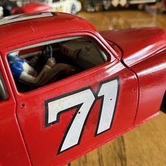 Built Model Car, Oldsmobile Vintage Style Race Car, short track car 1/25 Scale