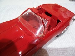 Chevrolet–1968 CORVETTE Convertible Dealer Promo Model Car–Damaged