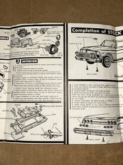 AMT 1962 Chevrolet Convertible 3-in-1 Customizable Model Kit Instructions Sheet