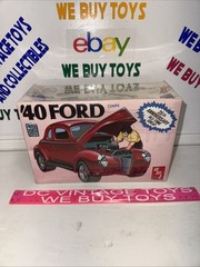 Vintage 1/25 AMT ’40 FORD COUPE A140-250 NEW OLD STOCK FACTORY SEALED 1974 🔥