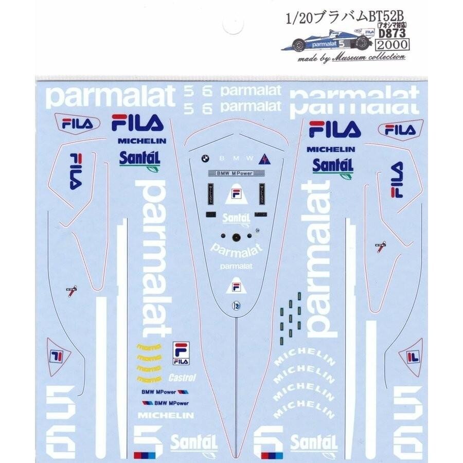 PLATZ 1/20 Brabham BT52 decals from japan