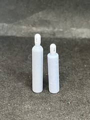 1/25 1/24 Scale 3d Resin Welding Tank Set (Ocygen And Acetylene)