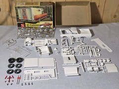 RARE ORG 1/25 AMT ’65 CHEVELLE EL CAMINO PICKUP CUSTOM CAMPER 8735-200 MIB 60s