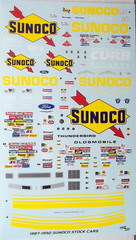 NASCAR DECAL #98 SUNOCO 1988 BUICK REGAL BRAD NOFFSINGER -1/24 POWERSLIDE