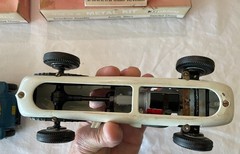 Hubley 852K Indy Car & 853K Hot Rod – RARE Factory Built Store Displays w/ bases