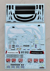 S.K.Decals 1/24 911 RSR IMSA SCC Motul Petit Le Mans 2019 GT Team Decal
