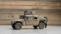 Hand Painted 1/35 Scale US Army Hummer M1151 Jeep Desert Color Plastic Model