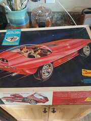 1964 Lindberg GT 200 Motorized Model Kit 1:12 Space Bubble Show Car ~ NICE!
