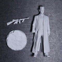 1/24 Scale Resin Figure Model Kit Gangs Member Figures Unassembled, Unpainted.