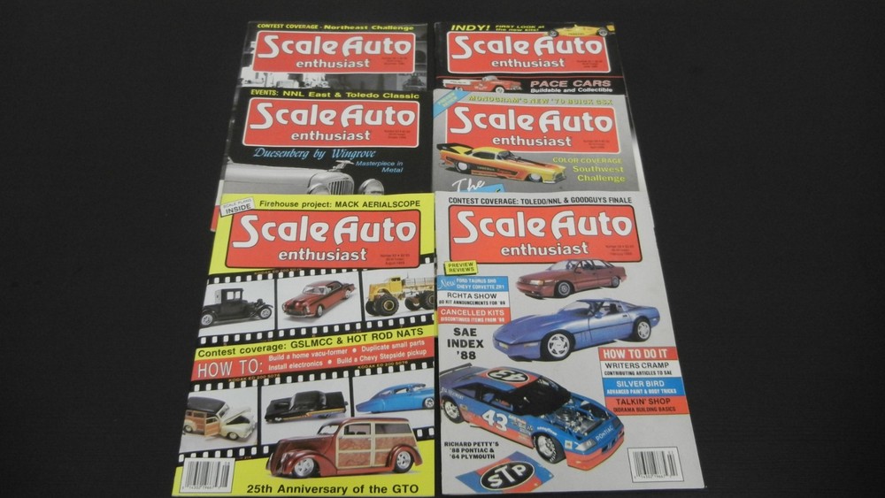 Scale Auto Enthusiast 1989 Full Year 6 Issues MINT