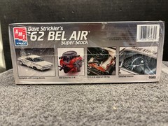 1:25 AMT ERTL MODEL KIT 62 DAVE STRICKER’S CHEVROLET BEL AIR SEALED SKILL-2 UTM