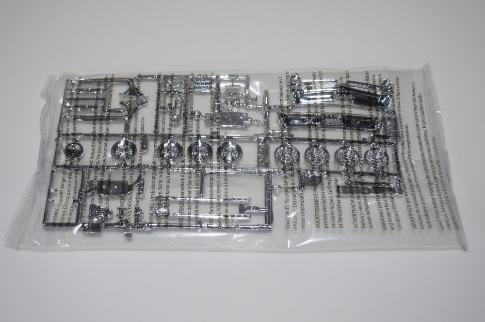 MPC 1967 PONTIAC GTO #710L/12 ⭐PARTS⭐ CHROME FRONT GRILLE+WHEELS+MORE 1:25