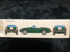 MG MGB 1978 JAPAN MODEL 1/24 MODEL KIT AOSHIMA