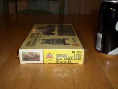 WW#2, GERMAN Sd. Kfz.7/1, 8 TON HALF TRACK QUAD 20mm AA. Plastic Model Kit, 1/72
