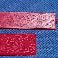 🌟 “Wood” Bumpers Little Red Wagon 1:25 Scale 1000s Model Car Parts 4 Sale