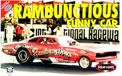 Polar Lights 6505 Rambunctious Funny Car Parts Kit Bash Chrome Tension Bar #27