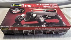 Revell, 1934 Ford, Phaeton, Street Rod, 1/16 Scale,Vintage, Model Kit.