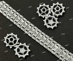 1/35 US M113 ACAV Tank Metal Tracks w/Drive Sprockets Set Fits AFV Club/Tamiya