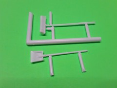 Peterbilt 359 Wrecker 1/25 Tow Truck Diorama Garage Gas Station Shovel Broom Lot