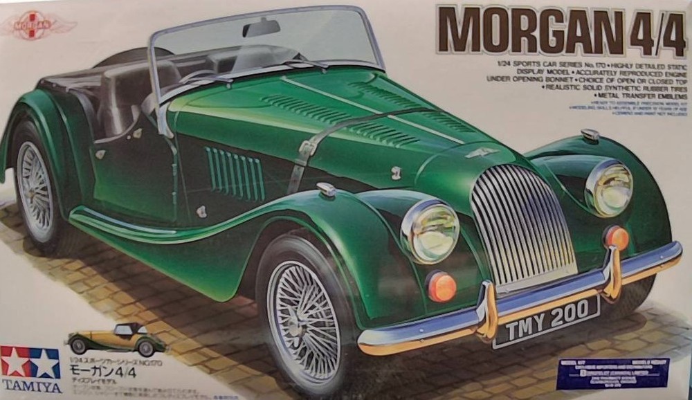 TAMIYA – MORGAN 4/4 -SPORTS CAR SERIES NO.170 – 1996 VINTAGE – 1:24 -KIT #24170