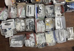 JUNK Lot Model Cars Revell MPC AMT 1/25 Scale Plastic 57ish Open Boxes & Bags