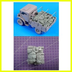 1:35 Casting Resin Model Assembly Kit, GK,Truck Modification Parts, Unpainted