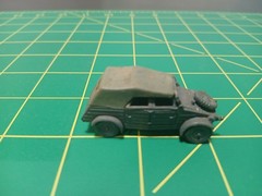 1/72 1/87 ? Army Tank Trucks Built Model WW II German VW Staff Car Flatbed