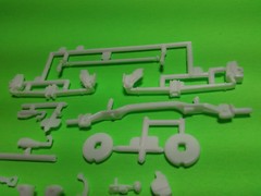Mack R685ST 1/25 AMT big rig semi truck model part front axle beam suspension