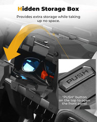 PRO XP Electronic Device Mounts with Storage Box, UTV Electronic Device Holder G