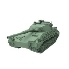Unpainted 1/160 N SCALE Railway Military Model Kit Argentina TAM Medium Tank