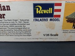 1976 Revell 1:35 Russian Rocket Launcher Katyusha BM-13 Complete/Partially built