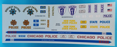 AMT | No. 788 | 1:25 1970 Ford Galaxie 500 Ford Interceptor Police Car Decals