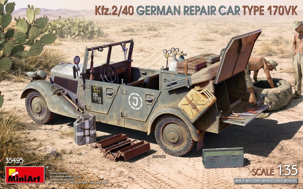 MiniArt 35495 Kfz.2/40 German Repair Car Type 170VK 1/35