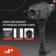A-Premium Ignition Coils and Spark Plugs Kits Compatible with Nissan Juke