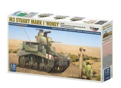 MIRAGE HOBBY 720006 1:72 M3 STUART Mk I ‘HONEY’ Light Tank [MODEL KIT]