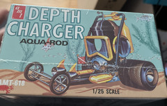 vintage 2009 AMT 618 Depth Charger Aqua-Rod Model 1/25 Scale SEALED