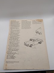 Testors 105 Scale 1/25 1948 Ford Convertible Open Box Instructions Included
