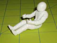 PARTS – DIORAMA – SITTING DRIVER FIGURE – 1/24 SCALE
