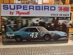 1/25 Scale Vintage Johan Superbird Plymouth Stock or Race Model GC-1470 Open…