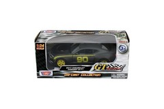 Chevrolet Camaro ZL1 2017 #90 Matte Black w/Yellow Stripes 1/24 Model Car