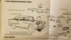 1955 Chevrolet Bel Air GRILLE from AMT 1:25 Model Kit 55 Chevy GRILL