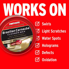 12 Oz. California Gold Carnauba Cleaner Wax Paste