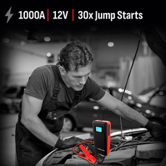 Schumacher Electric 1000 Peak Amp 12V Portable Lithium Car Battery Jump Starter