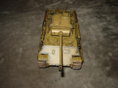 Built 445 Long Barrel Tank 7-1/2 inches long Well Built & Painted Ex Condition