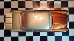 Resin Rear Spoiler & Outlaw Hood Combo for ’55 Chevy Bel Air Sedan 1/25.