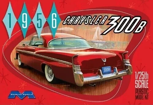 1/25 Moebius Models #1207 1956 Chrysler 300B Plastic Model Kit – NEW IN BOX