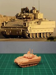 1/144 USA M3A2 Bradley IFV /w reactive armor (fine detail) Resin Kit