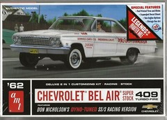 AMT 1962 ’62 Chevrolet Bel Air, Don Nicholson’s SS/S Racing Version 1/25 1283 ST